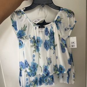 Girls two piece skirt set size 12